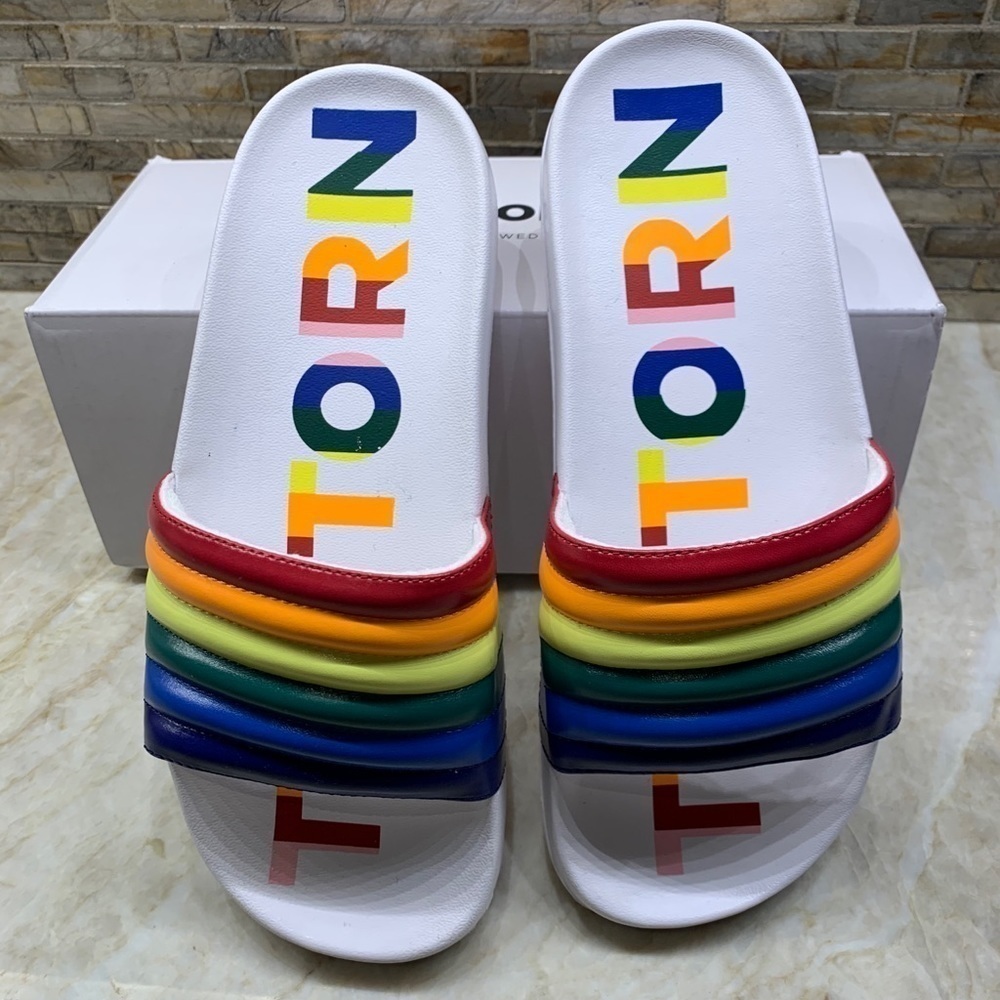 Tretorn Sofia Rainbow Slide Sandal - Picture 3 of 9